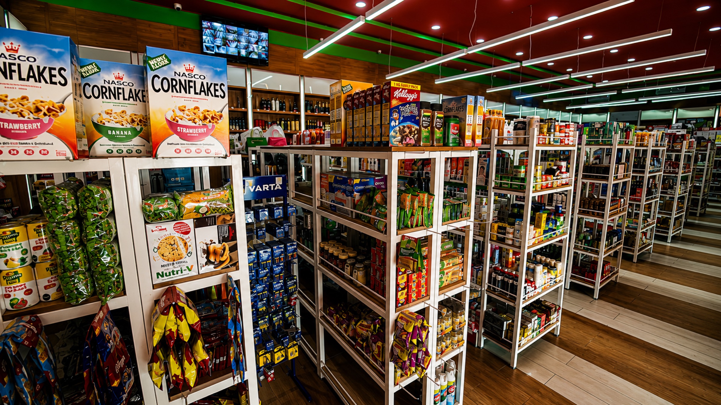 Stanel Mart grocery aisles